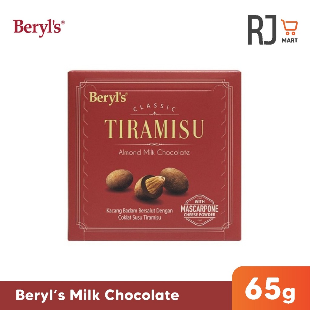 

Beryl's | Classic Tiramisu Almond Milk Chocolate 65g (Malaysia)