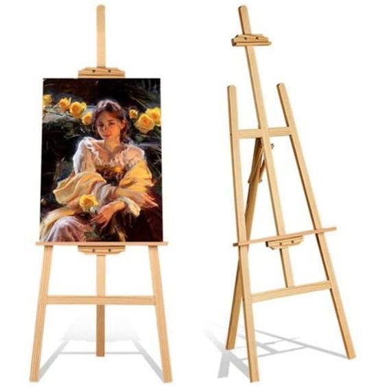 

standing easel(TATAKAN NAIK TURUN)lukis/box flower/foto dan akrilik/cermin