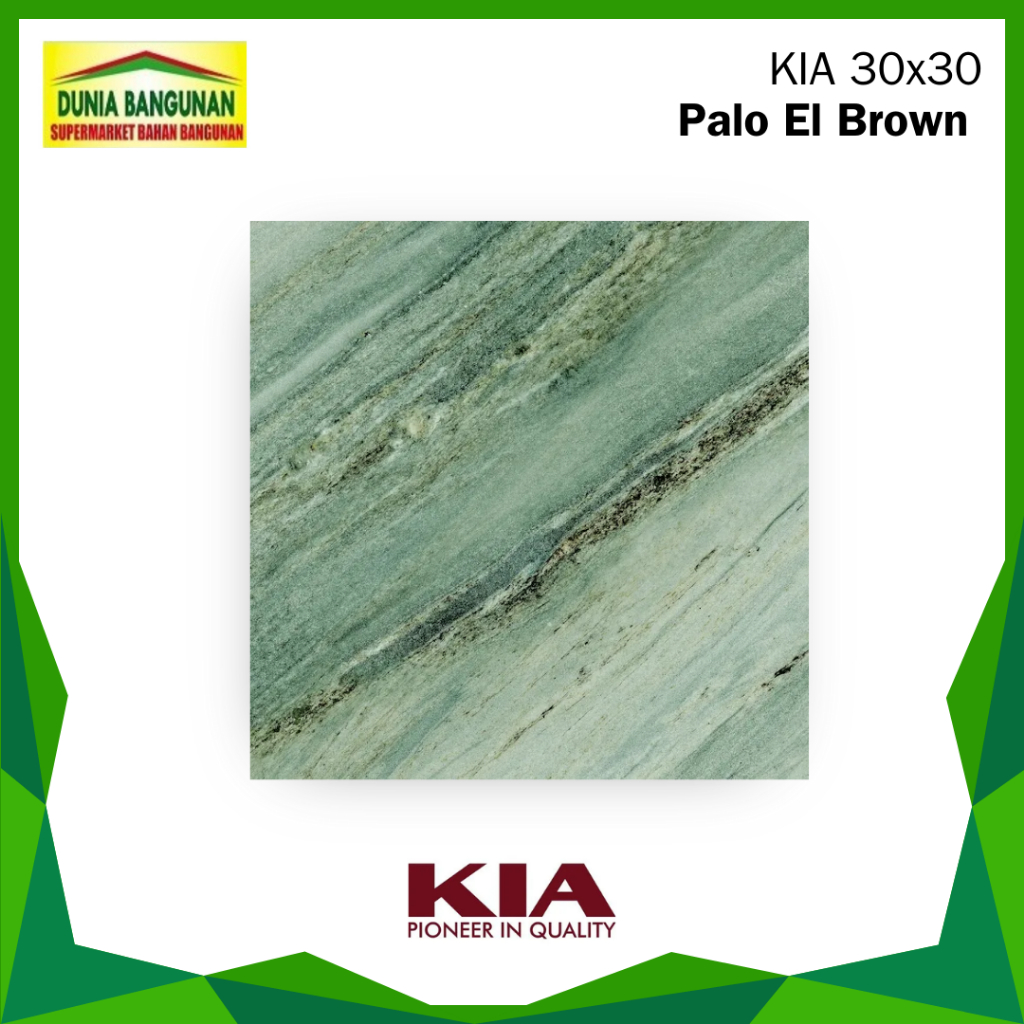 Keramik KIA Palo El Green 30X30 Keramik Lantai