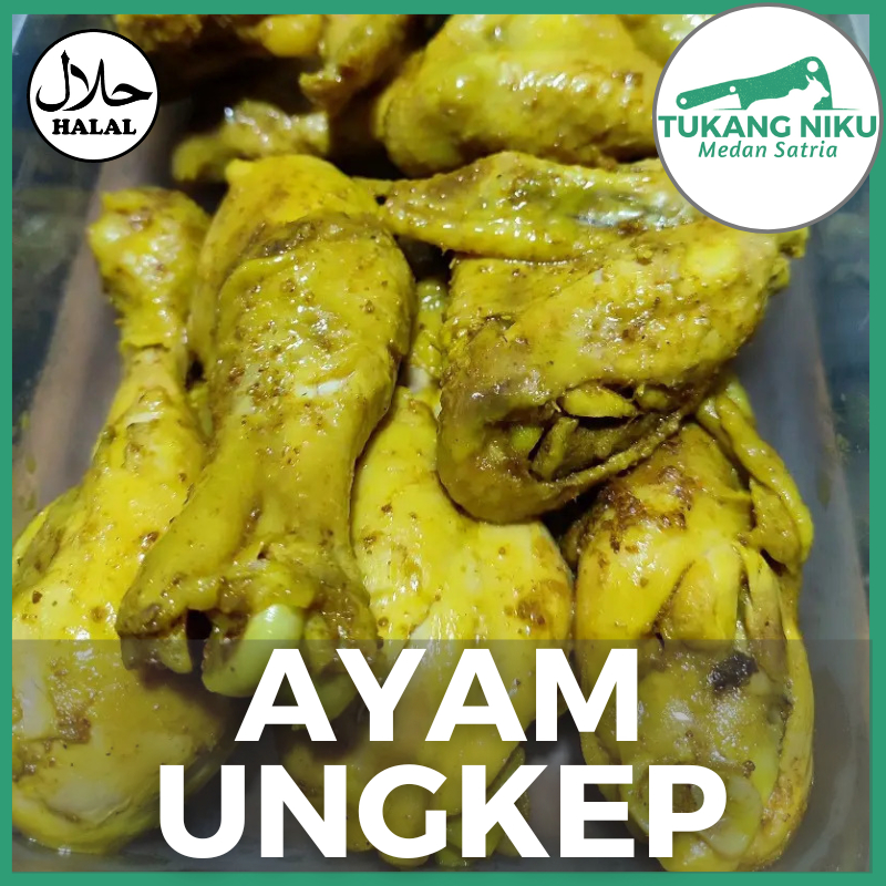 

AYAM UNGKEP - PREMIUM FROZEN VACUUM BUMBU KUNING BEKASI SIAP GORENG