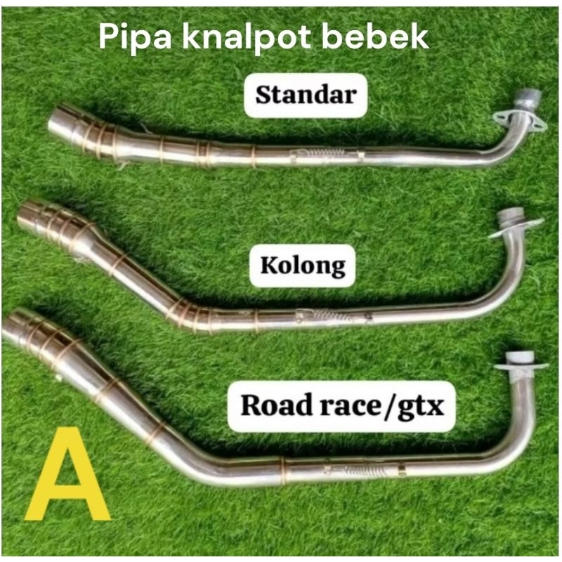 PIPA KNALPOT ROAD RACE SUPRA 125 PIPA KNALPOT BLADE LEHER KNALPOT ROAD RACE KARISMA PIPA ROAD RACE A