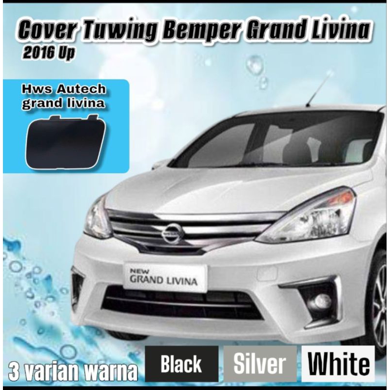 Cover Tuwing Bemper Tutup Derek Depan Mobil Nissan Grand Livina 1.5 1.8 HWS Autech Cvt 2015 2016 201