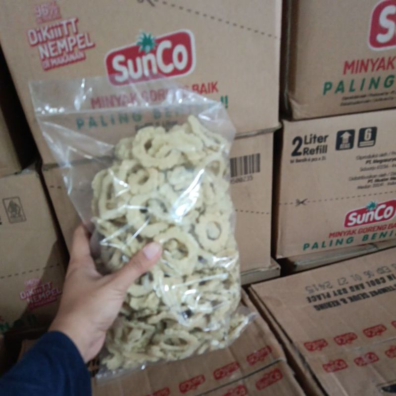 

Pare Crispy Abizah enak, gurih, renyah, murah, isi 500gr