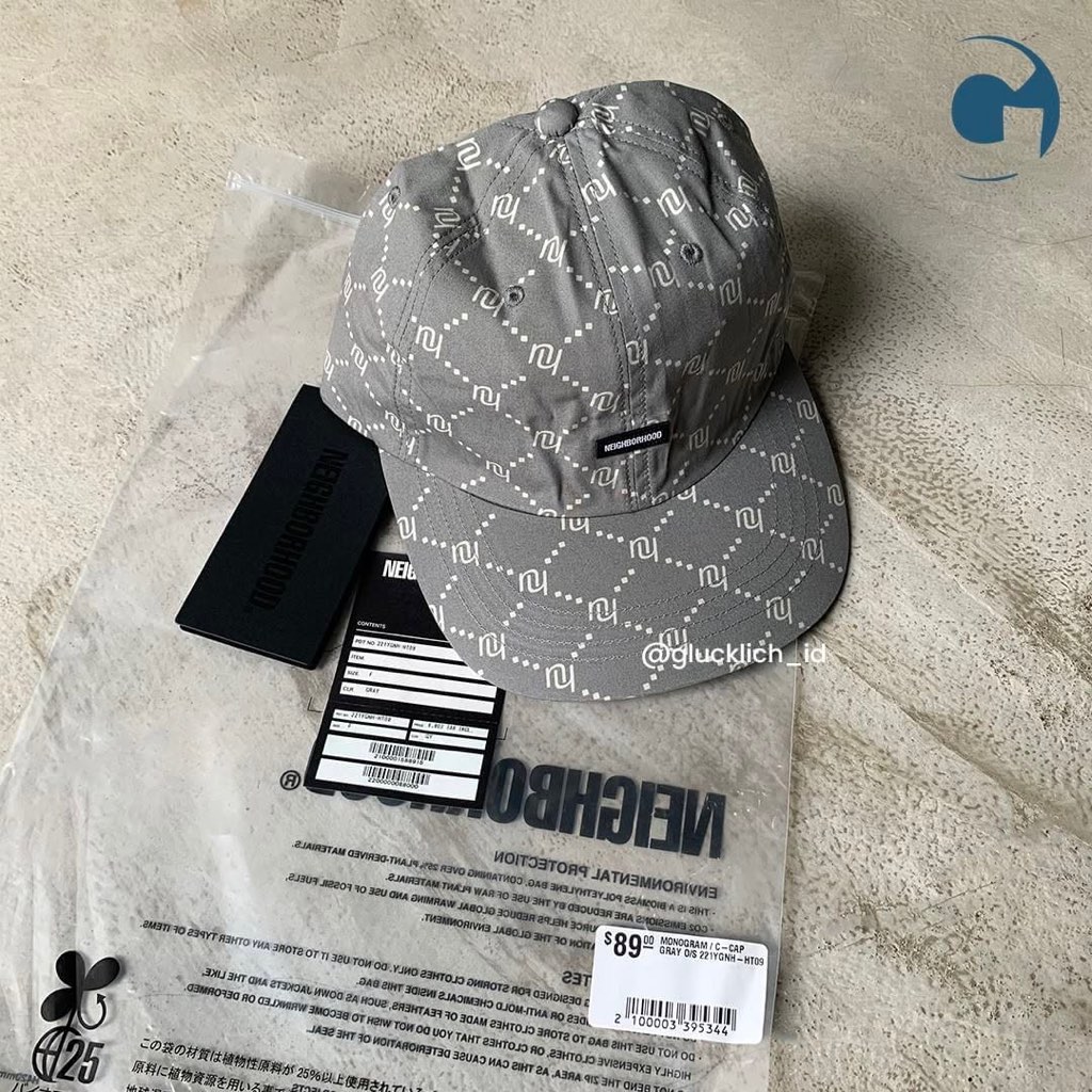 Neighborhood, Monogram C-Cap in Gray