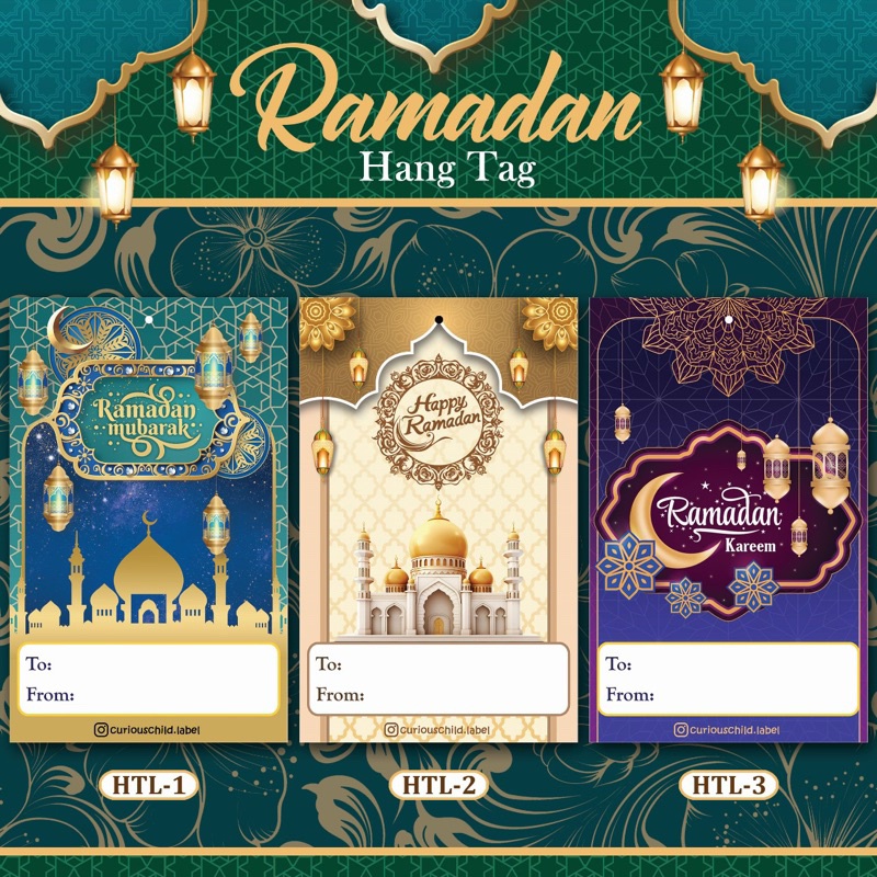 

[Curiouschild.Label] Hang Tag Ramadan - Ready Stock