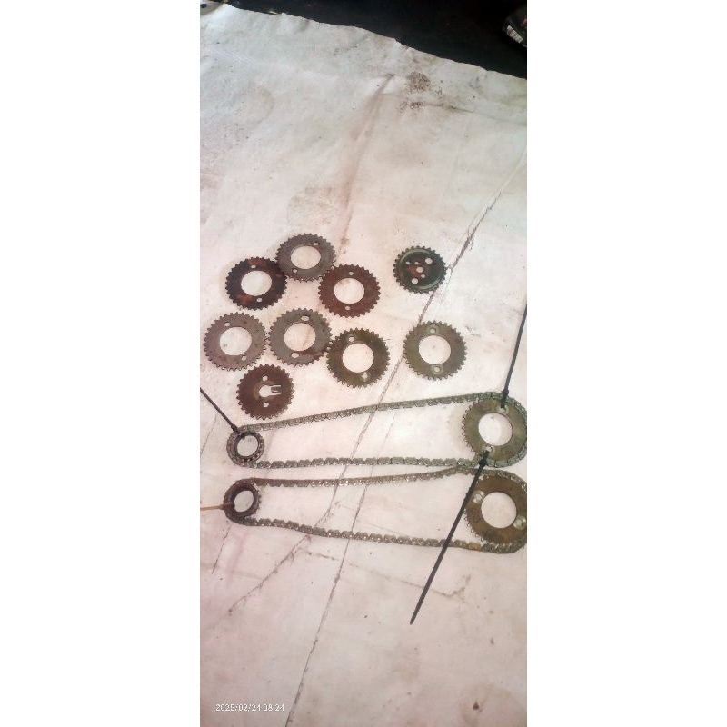 gigi sentrik set gl max neoteck/Tiger/mp set rantai keteng