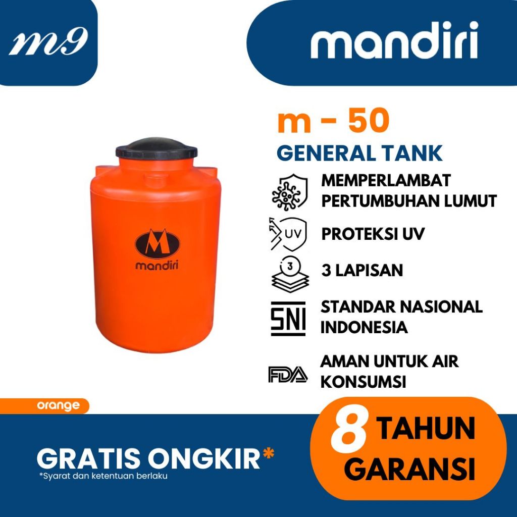 Tangki Air Toren Air Tandon Air Mandiri 500 liter