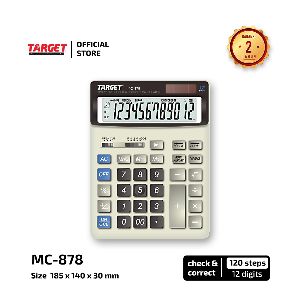 

Target MC-878 - Desktop Calculator - 12 digit