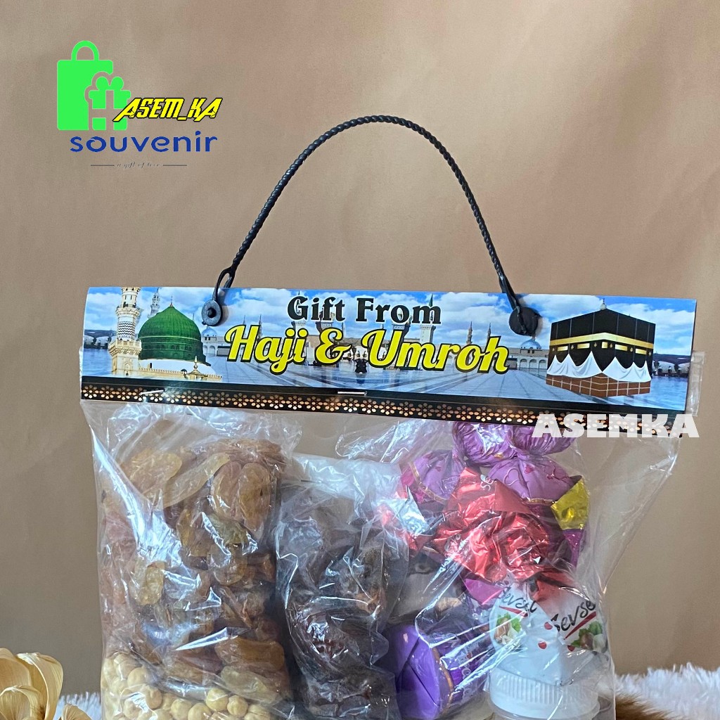 

Label Plastik Oleh - Oleh Haji & Umroh Ready Stoke Lgsung Kirim