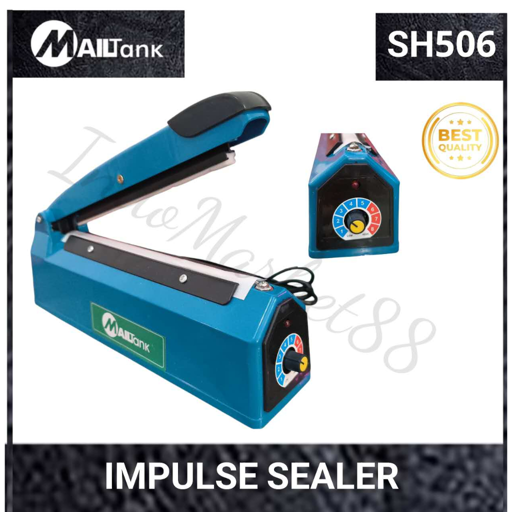SH506 MAILTANK - Alat Press Plastik Impulse Sealer 20 CM alat Perekat Plastik Murah / PANJANG SEALER