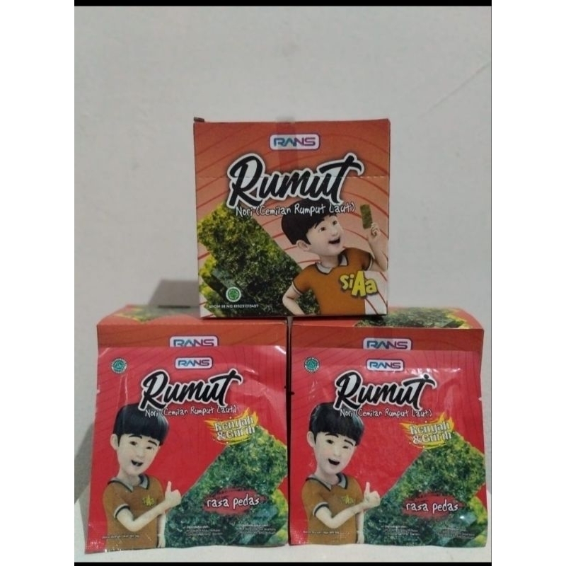 

Nori Rumput Laut Crispy Rans Si Aa 1 Pak 12 pcs @ 4 gram