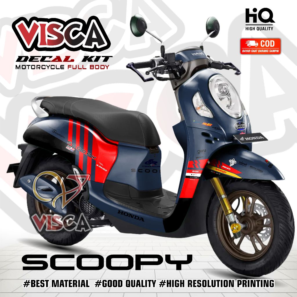 Decal Scoopy Full Body 2022 Stiker Scoopy Lagi Viral 2022 Decal Scoopy Full Body 2021 Striping Scoop