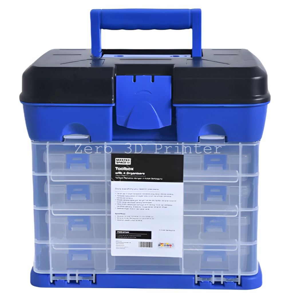 Toolbox Tamiya Krisbow MasterSpace Aksesoris Kotak Wadah Tas Perkakas Box Mini 4WD Organizer Part - 