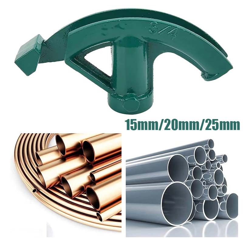 15/20/25mm Alat Pembengkok Pipa Besi Penekuk Pipa Tabung Manual Bending Pipa Pipe Bender 5/8" 3/4" 1