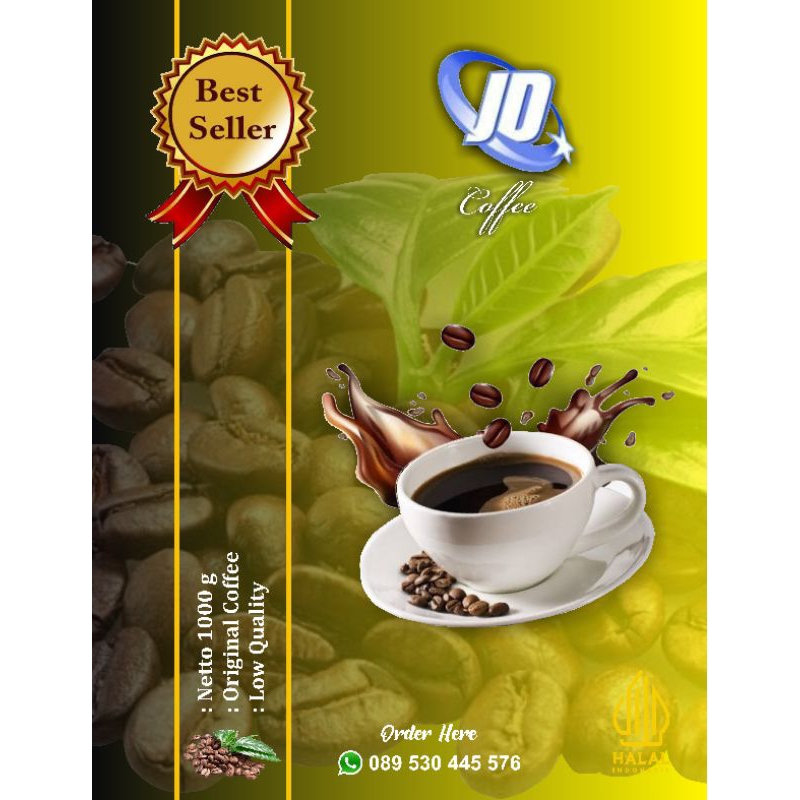 

Bubuk kopi merk JD netto 1000 gram, LOW QUALITY. Bubuk kopi pilihan, original, nikmat dan harga bersahabat