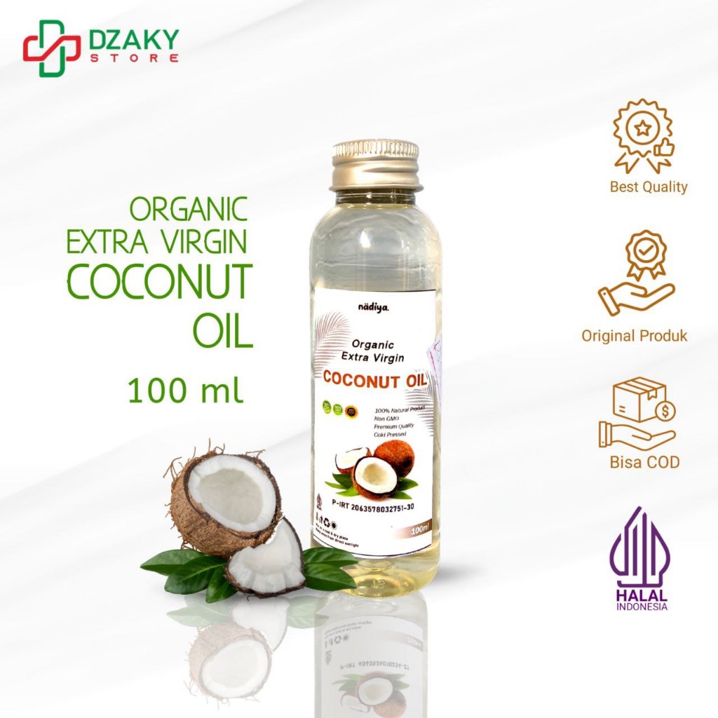 

EVCO Extra Virgin Coconut Oil 100 ml Minyak Kelapa Murni Asli VCO Perasan Pertama Kualitas Terbaik
