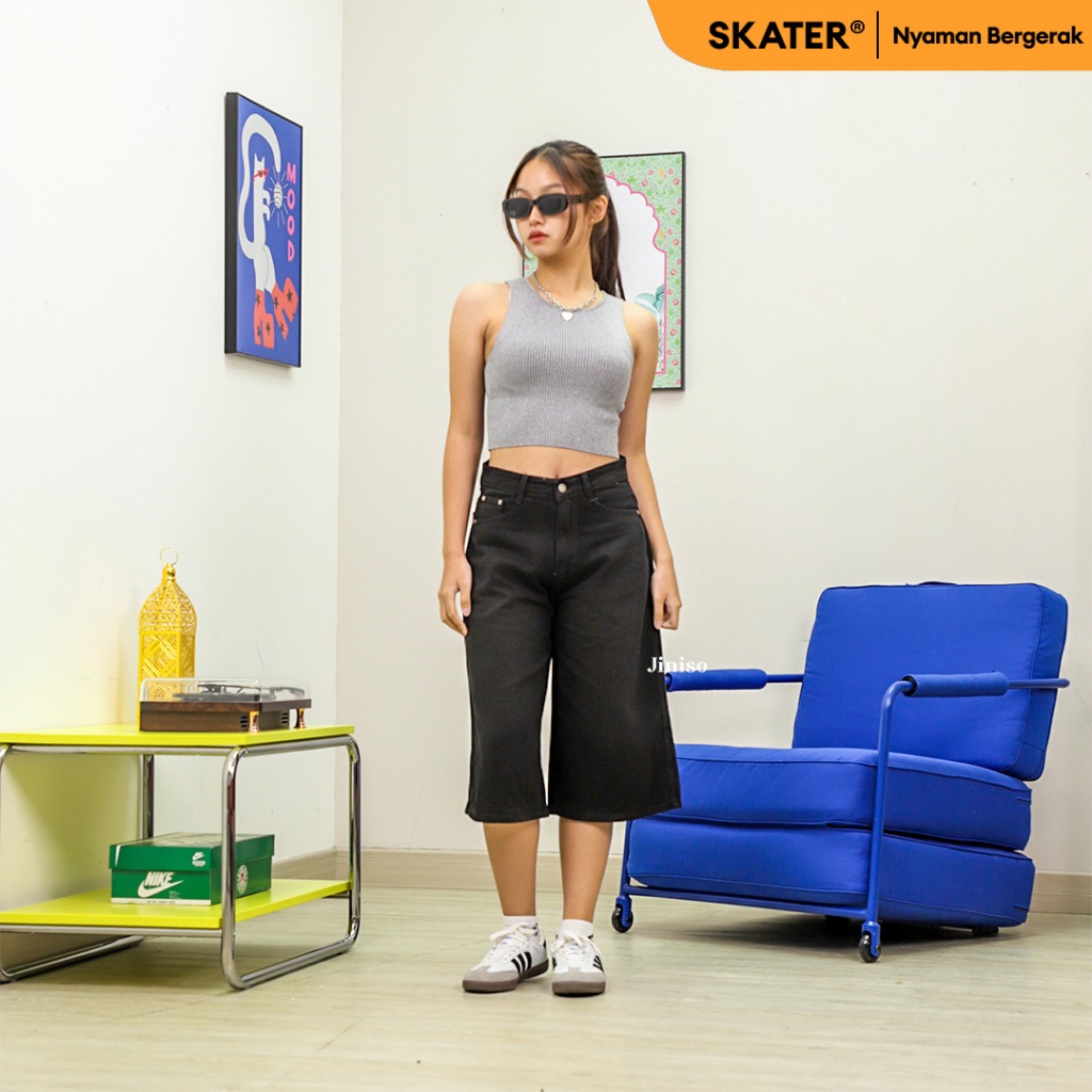 JINISO - Jorts Baggy Short Jeans 305 SKATER