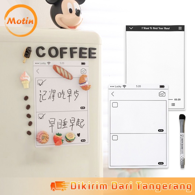 

Magnetic Whiteboard Planner Kertas Magnet Schedule Note Board