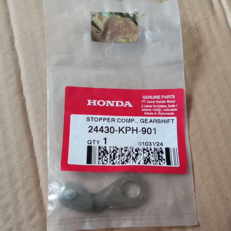 AHM 24430-KPH-901 Plate Stoper Comp Gear Shift Karisma,SupraX125Fi/karbu,Blade125karbu/Fi