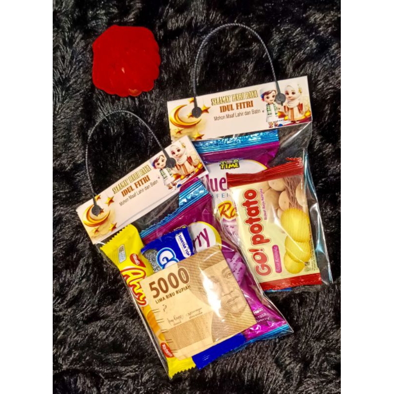 

Tas Plastik Lebaran 10pcs/Tas Snack Lebaran/Tas Hampers Snack Lebaran/Tas Snack Hari Raya Idul Fitri