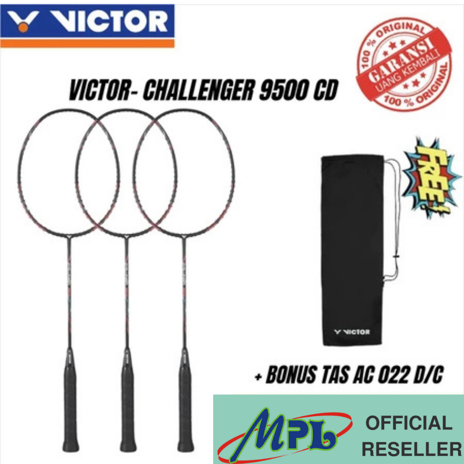 RACKET BADMINTON VICTOR CHALLENGER 9500 CD BLACK