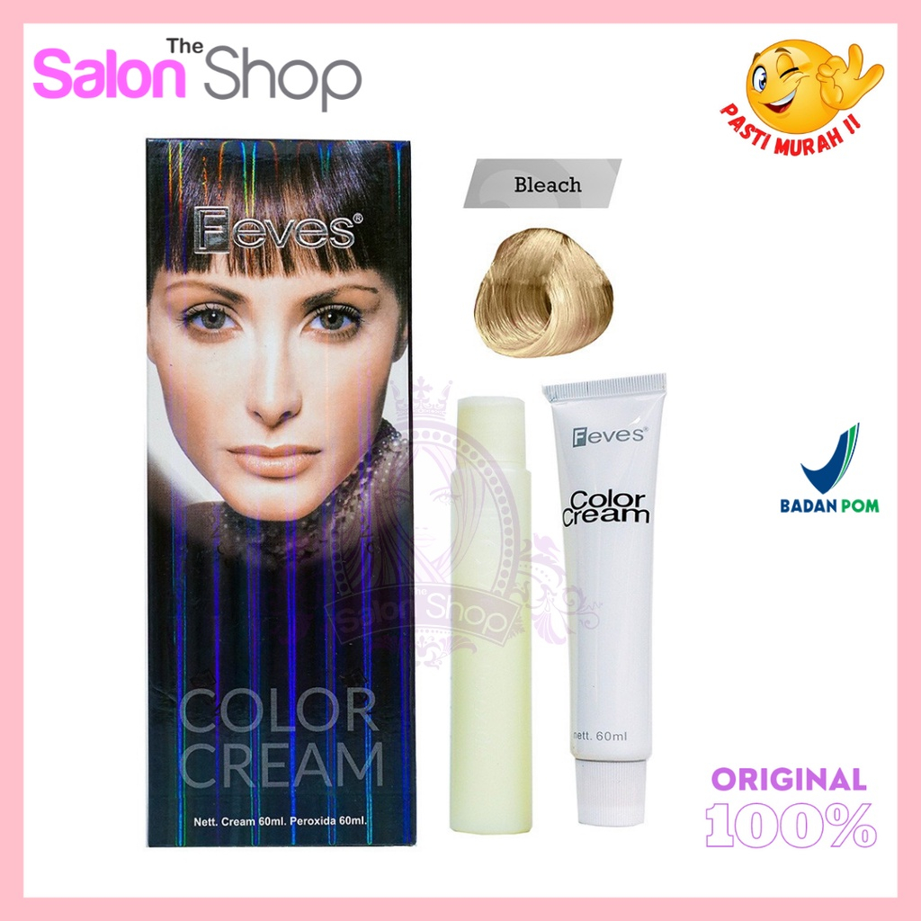 THESALONSHOP | Feves Hair Color 60ml + developer 60ml Feves semir rambut | gdlb01