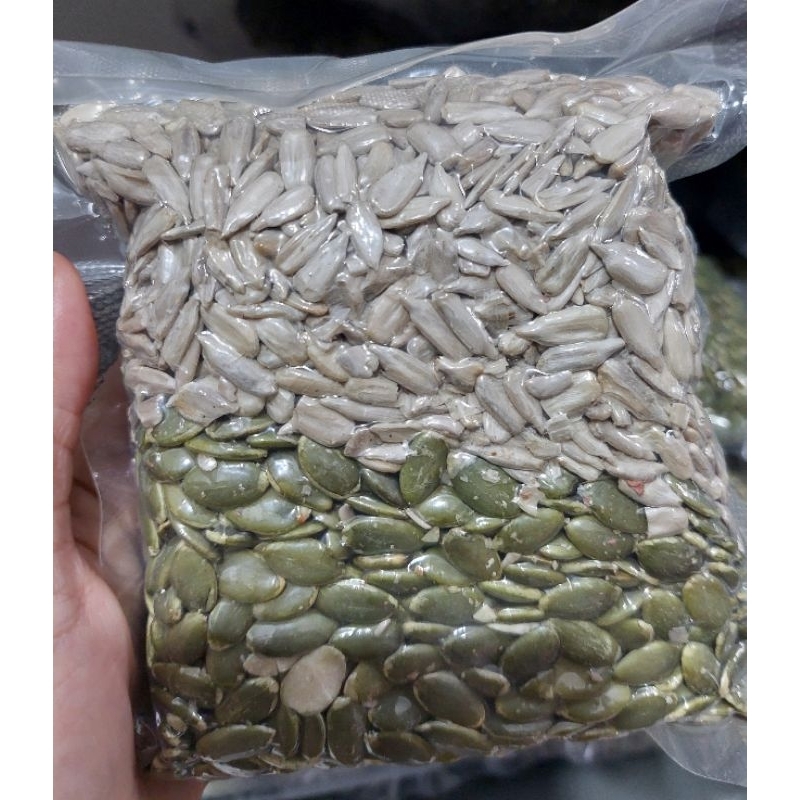 

Mix Pumpkin seed dan Sunflower roasted kemasan 500 gram