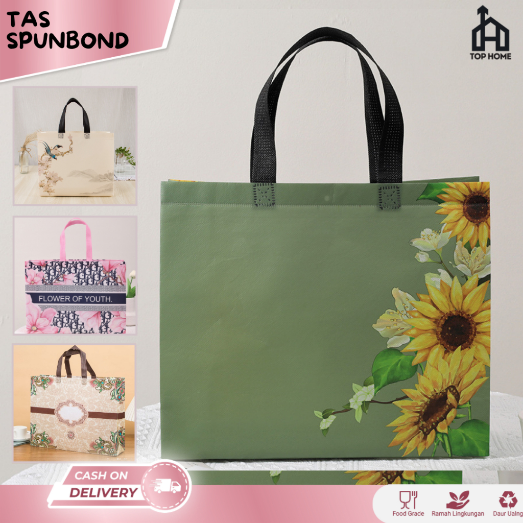 

Tas Spunbond / Goodie Bag Spunbond / Spoundbond Bag / Tas Belanja Spunbond Model Kotak Box Souvenir