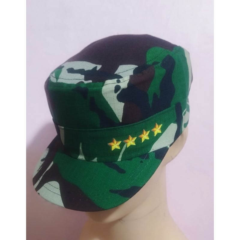 topi komando anak loreng malvinas Bintang 4