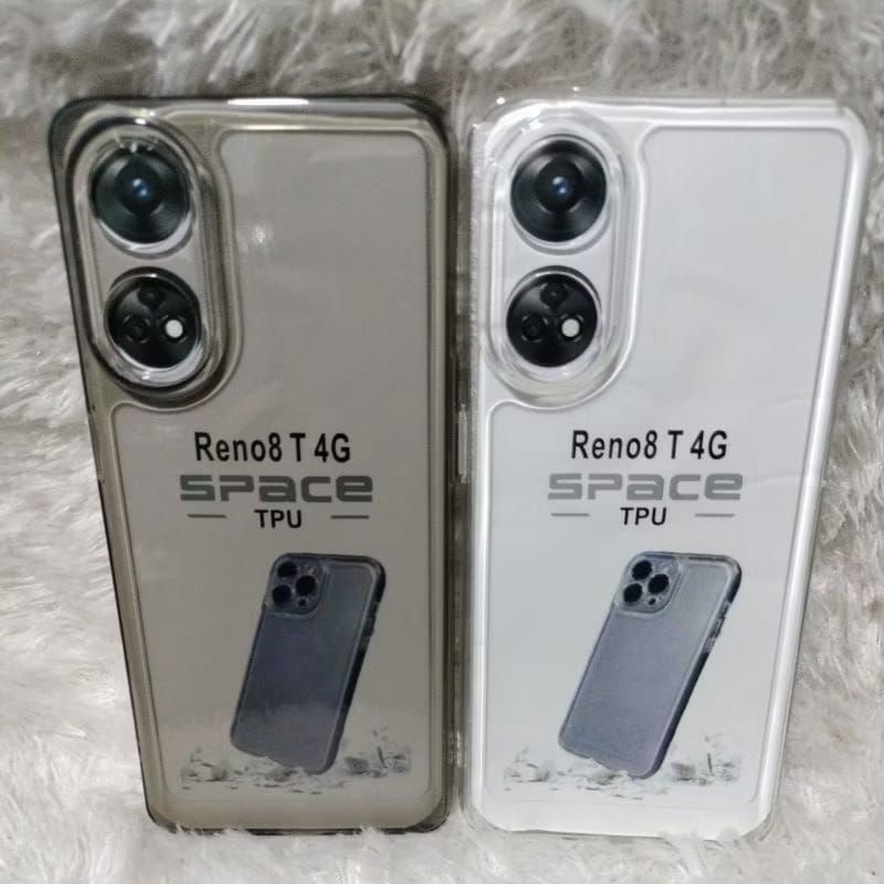 Soft Case Original Space Bening OPPO Reno 8T 4G/Reno 8T 5G Casing Transparan Pelindung Camera