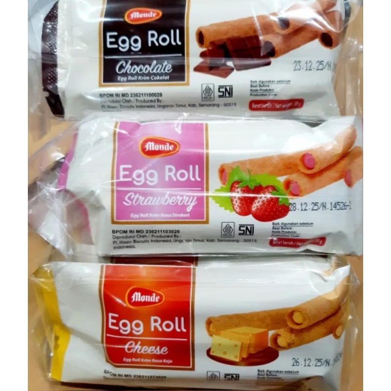 

MONDE EGG ROLL CREAM 35GR Ecer Grosir