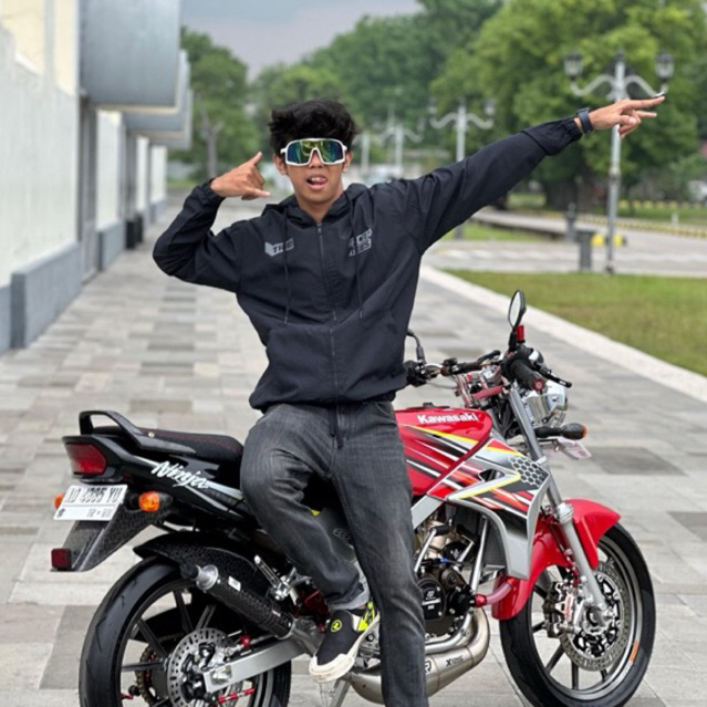 [NEW] RACERTEES Jaket Windbreaker TRRD Full Black - RJ.423