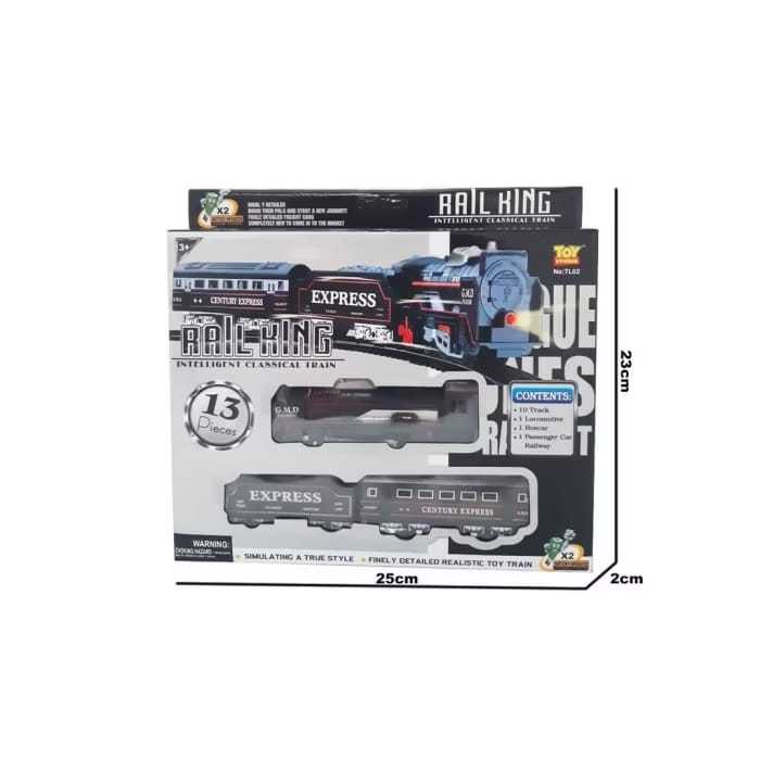 Toy Train Express Intelligent Classic Rail King 13pcs