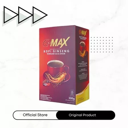 

G-MAX ASLI BPOM 1 BOX ISI 10 SACHET HALAL & AMAN