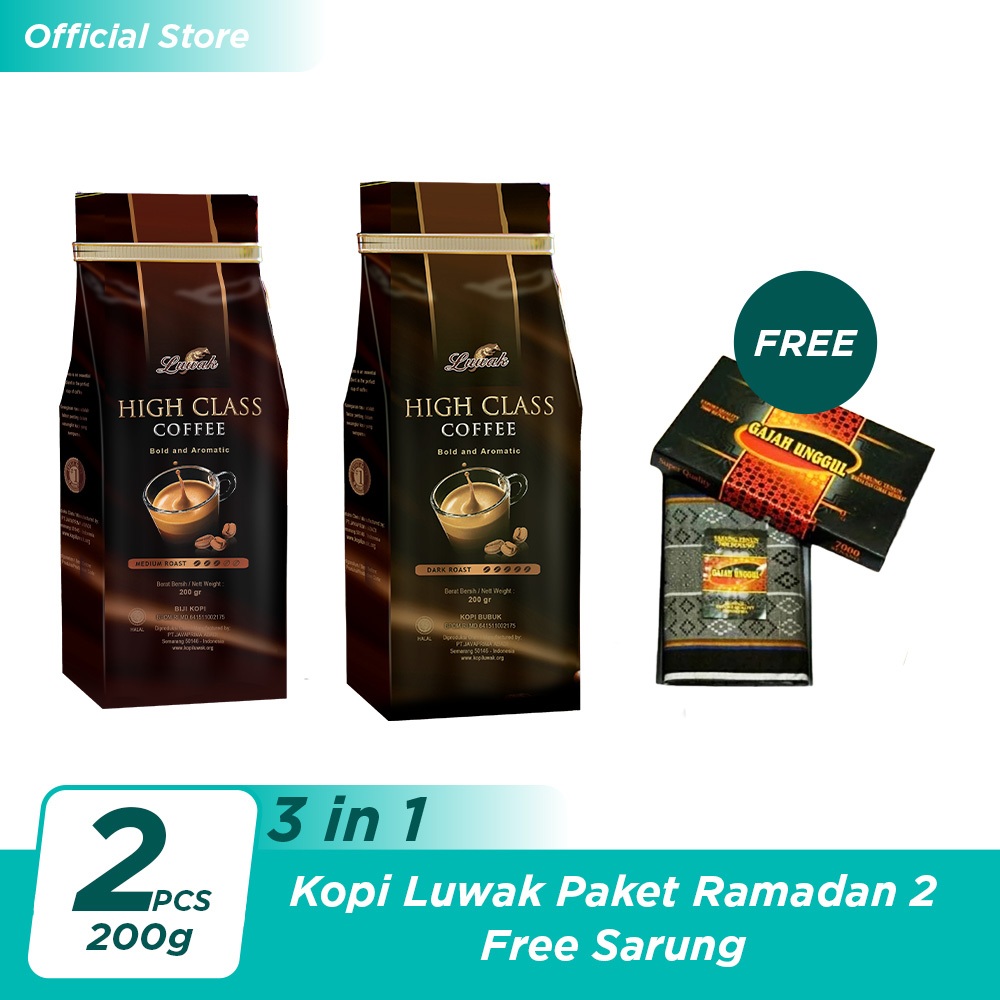 

Kopi Luwak Paket Ramadan [2] - Free Sarung