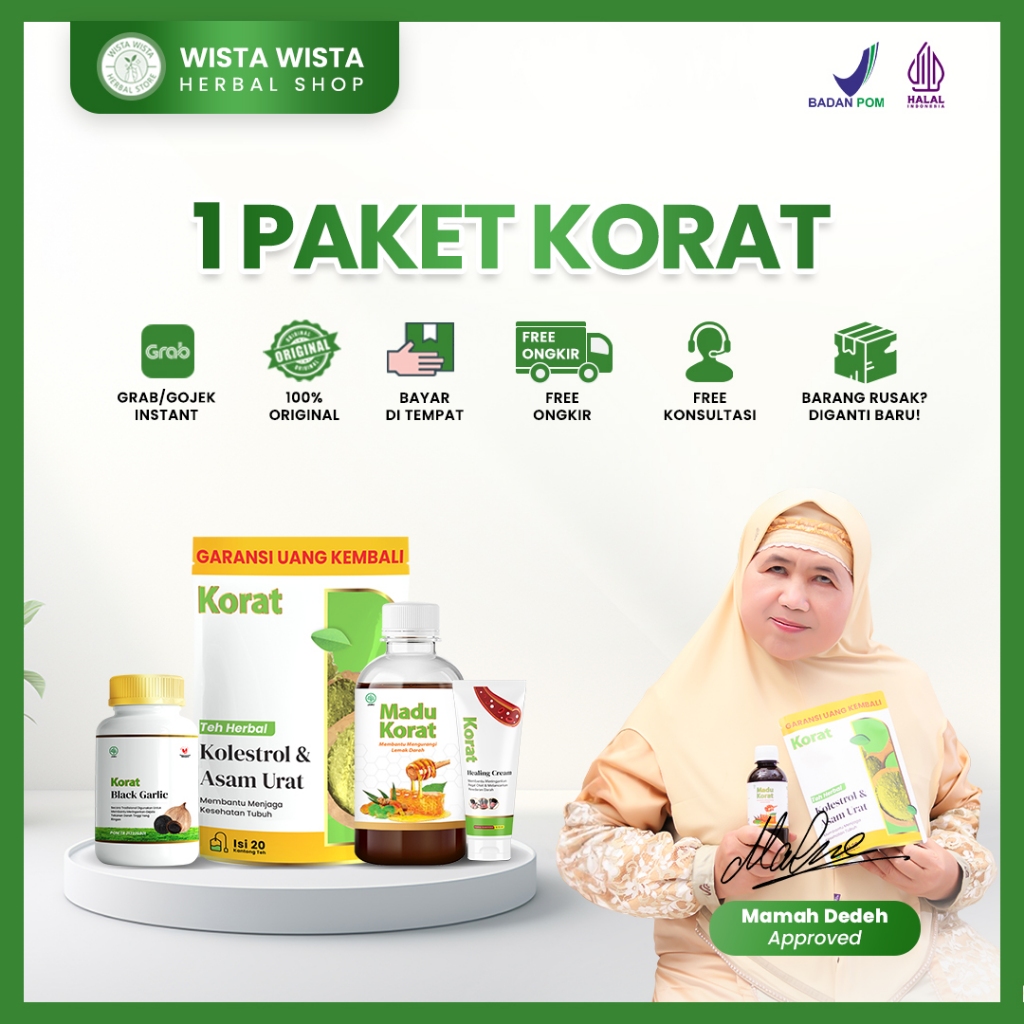 

Korat - Teh Korat 1 Pcs | Penyembuh Kolestrol dan Asam Urat Obat Kolestrol Alami Obat Asam Urat