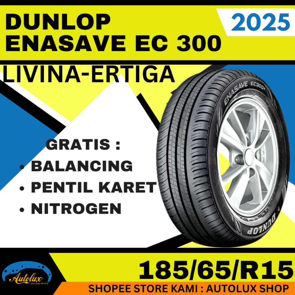 BAN MOBIL DUNLOP ENASAVE EC300 185/65 R15 2025