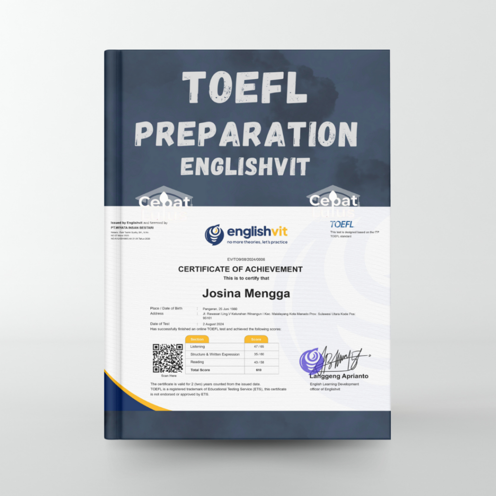 

TOEFL ITP TEST ONLINE