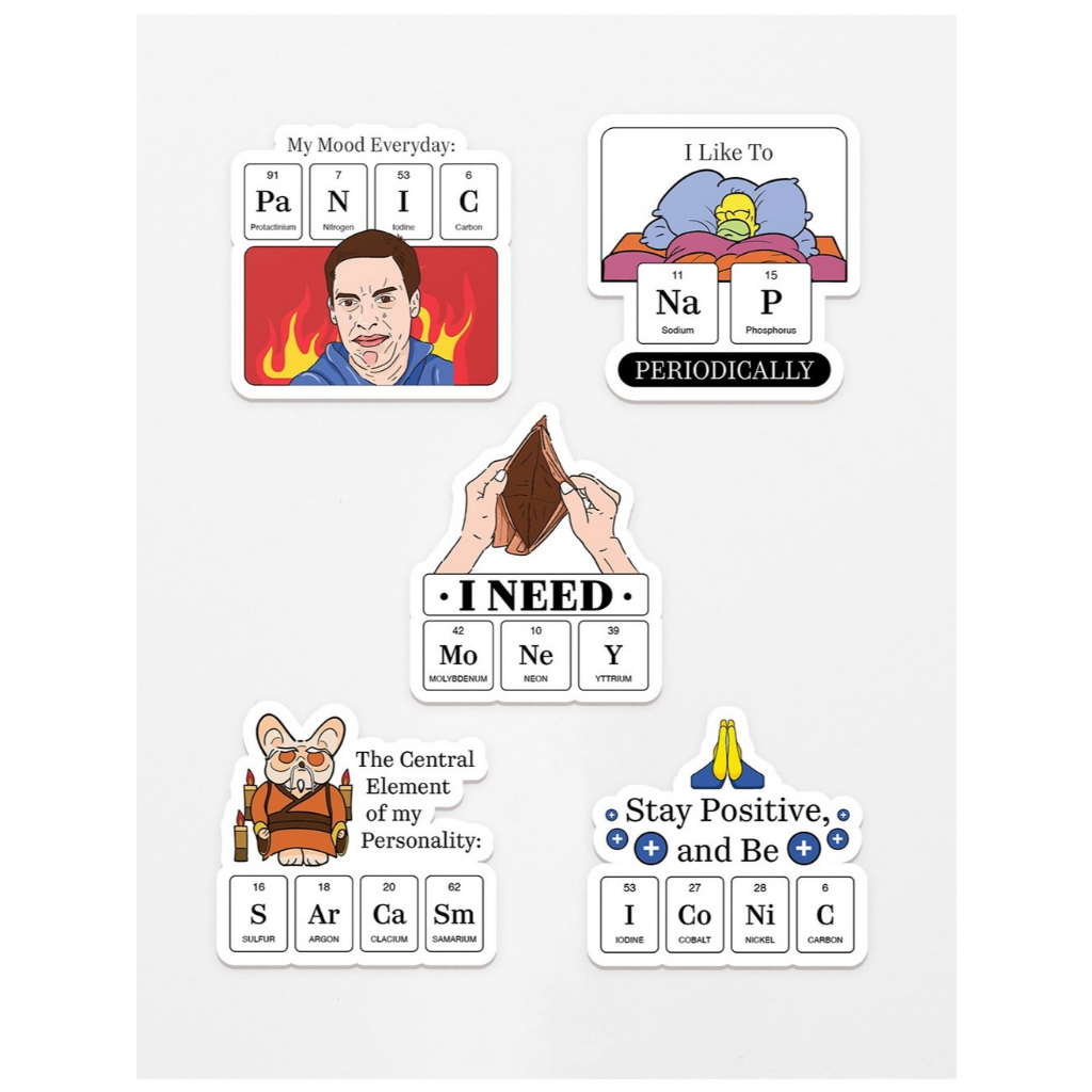 

Sticker Chemistry Nerds - 6CM [Isi 5]