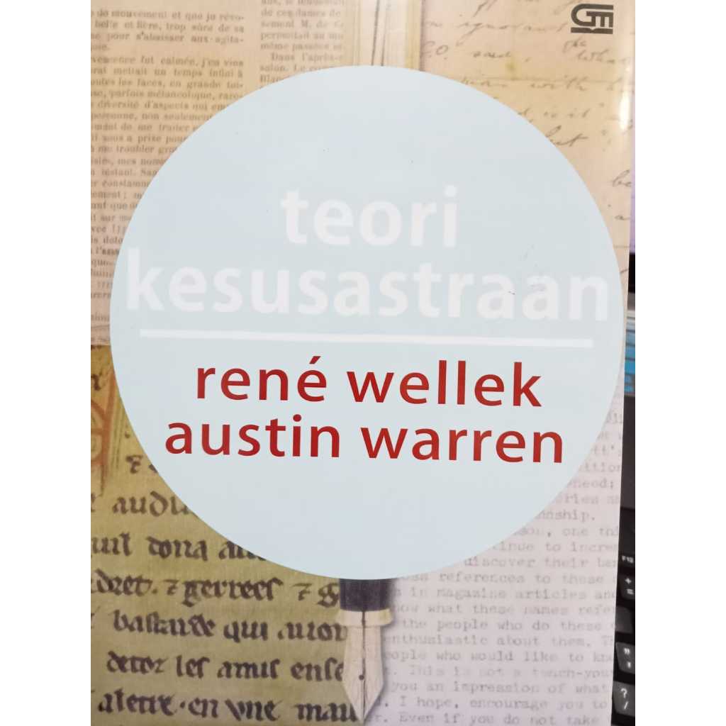 BUKU TEORI KESUSASTRAAN RENE WELLEK