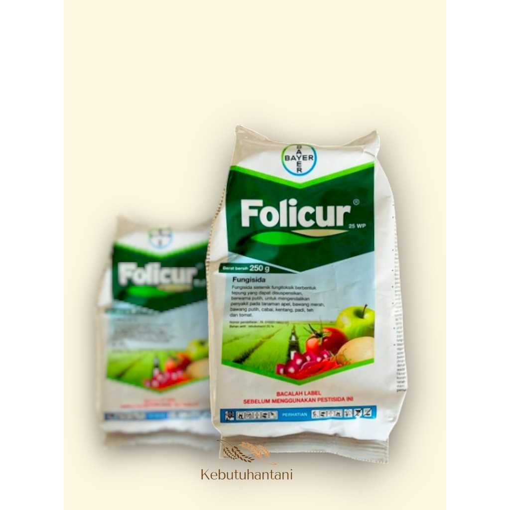 Fungisida Folicur 25WP Bayer Kemasan 250Gram