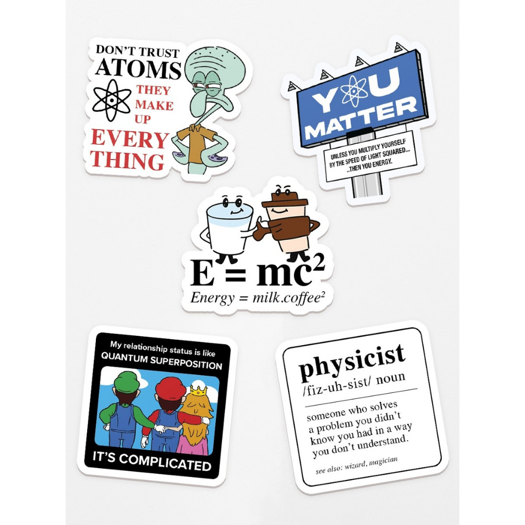 

Sticker Physic Nerds - 6CM [Isi 5]