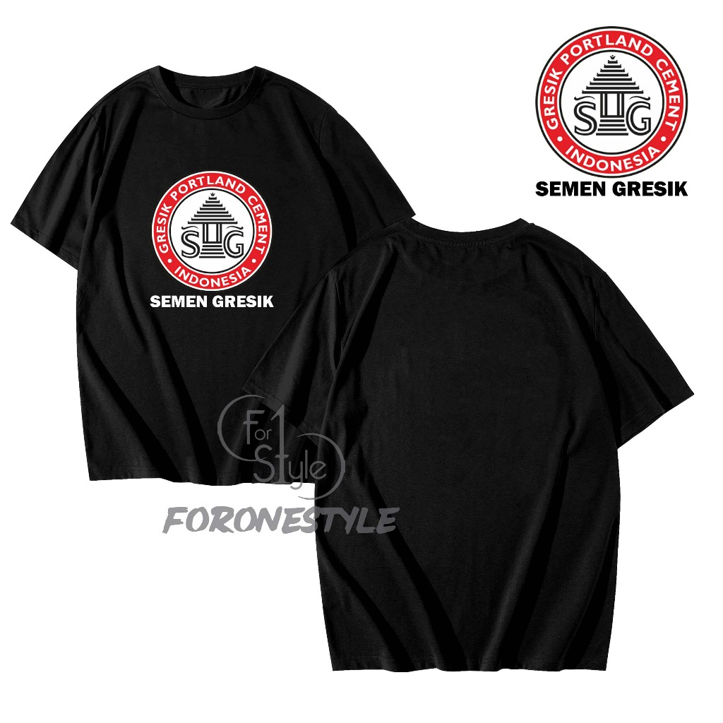 T-SHIRT KAOS MOTIF SEMEN GRESIK - KAOS MOTIF SG SEMEN GRESIK - BAJU SEMEN GRESIK