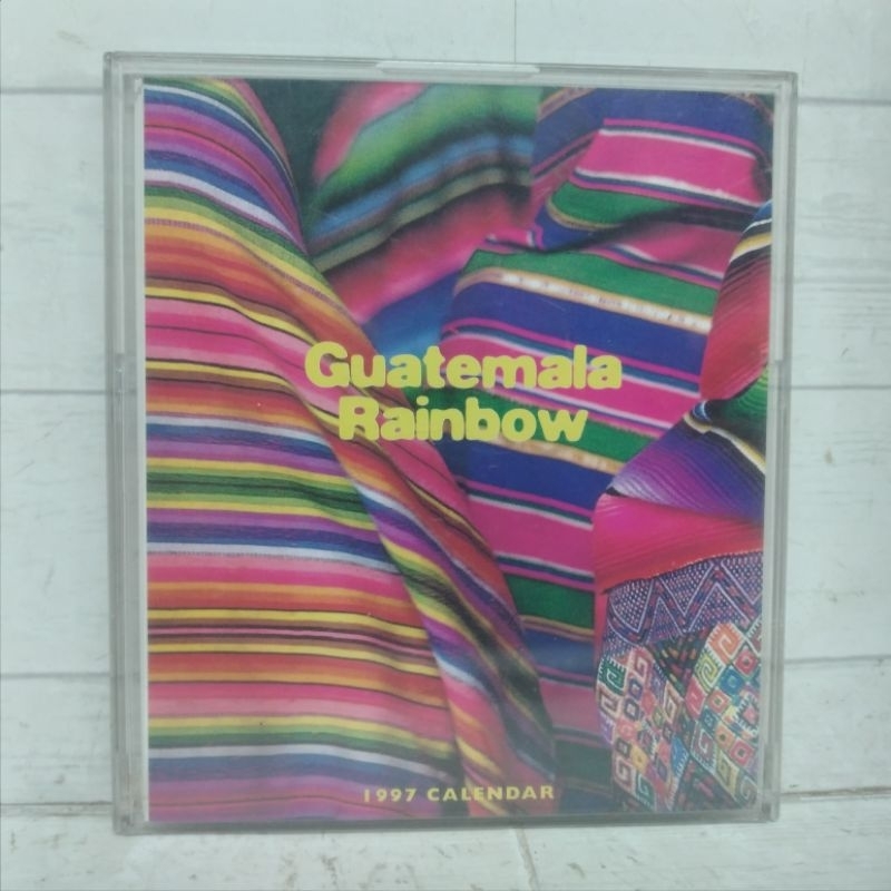 

Kalender Meja Mika Guatamela Rainbow Calendar 1997 Desk Calendar