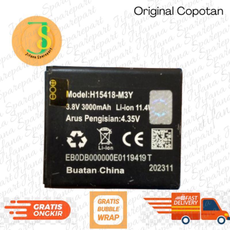 Baterai Modem Smartfren Mifi Andromax M3y H15418-M3Y 3000 mAh Copotan