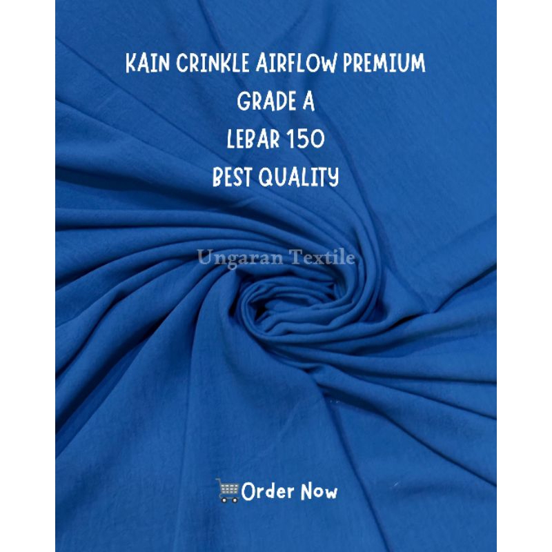 Kain CEY airflow crinkle premium quality "Grade A" bahan krinkle kringkel crincle air flow / cey cri