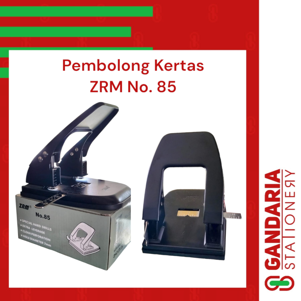

Heavy Duty Punch / Pelobang /Pembolong Kertas ZRM No.85