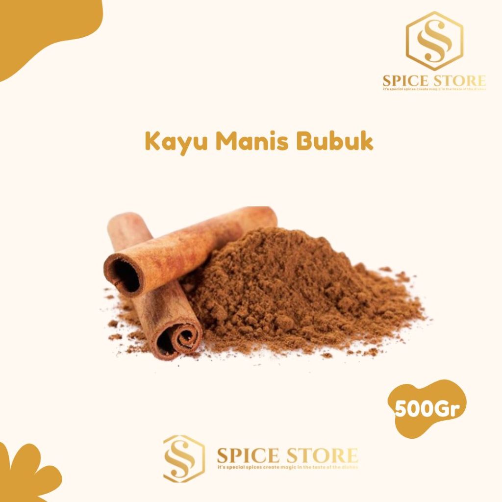

Spice Store - Bumbu Dapur Bubuk Kayu Manis (500Gr)