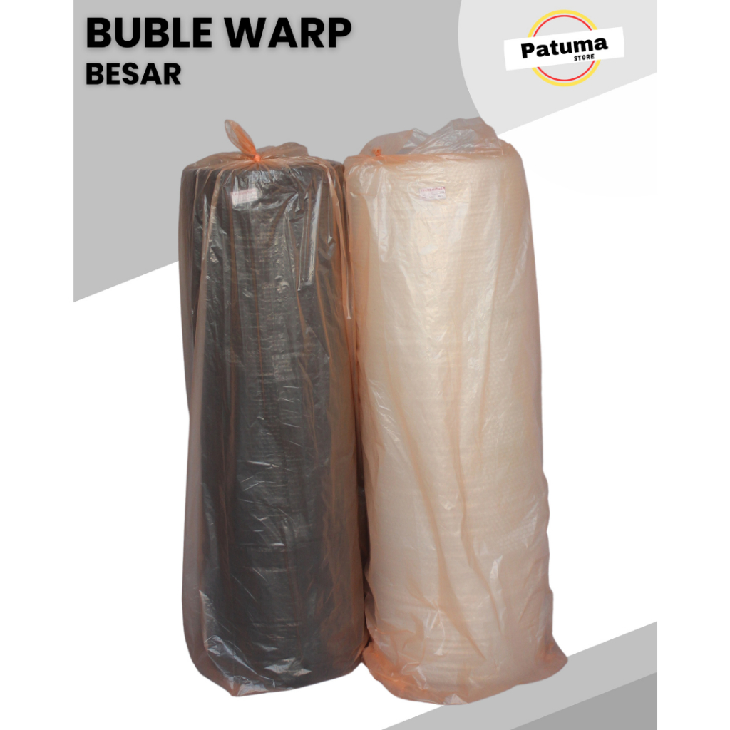 

Bubble Wrap PATUMA Plastik Packing Gelembung Tebal Kuat 125cm x 50m