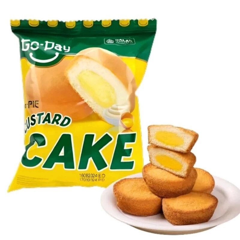 

[1 PCS] GO DAY PIE CUSTARD CAKE 25GR KUE BOLU CEMILAN SNACK MAKANAN RINGAN